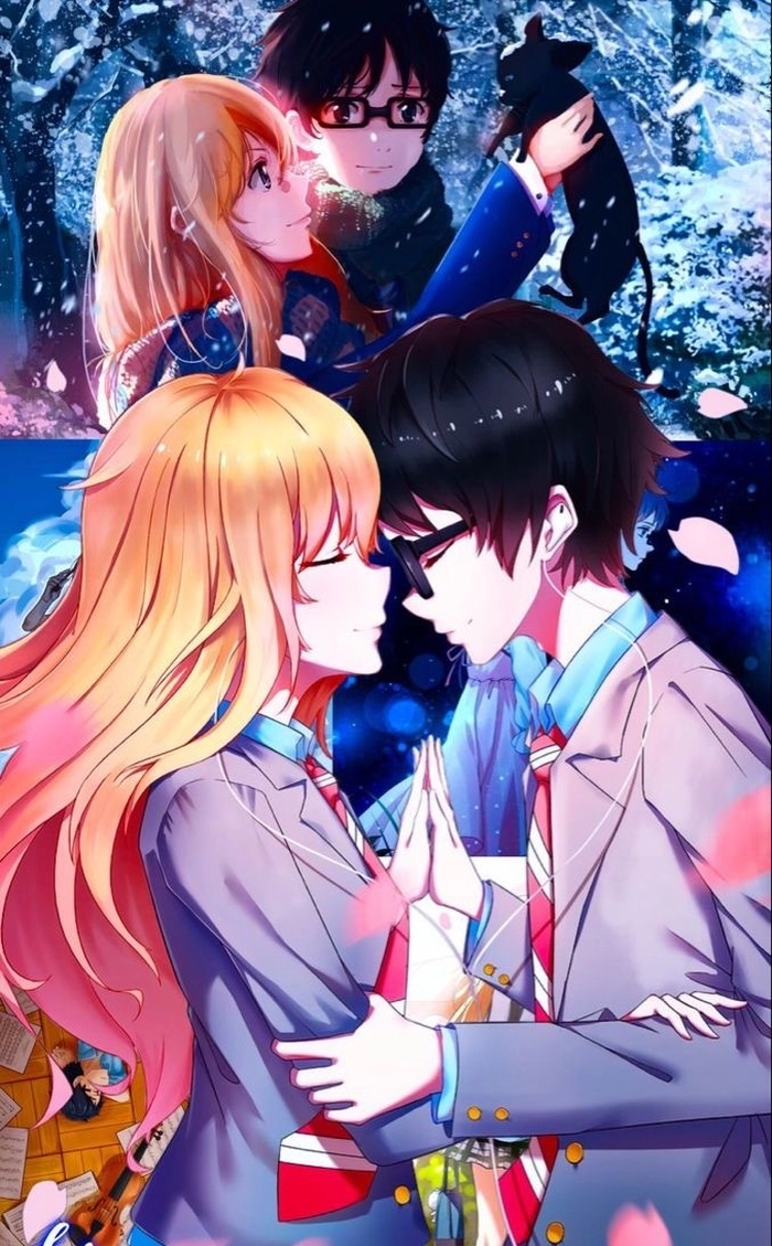 Kaori va Kousei cặp đôi đáng yêu