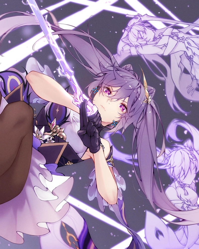 Keqing cute đáng yêu