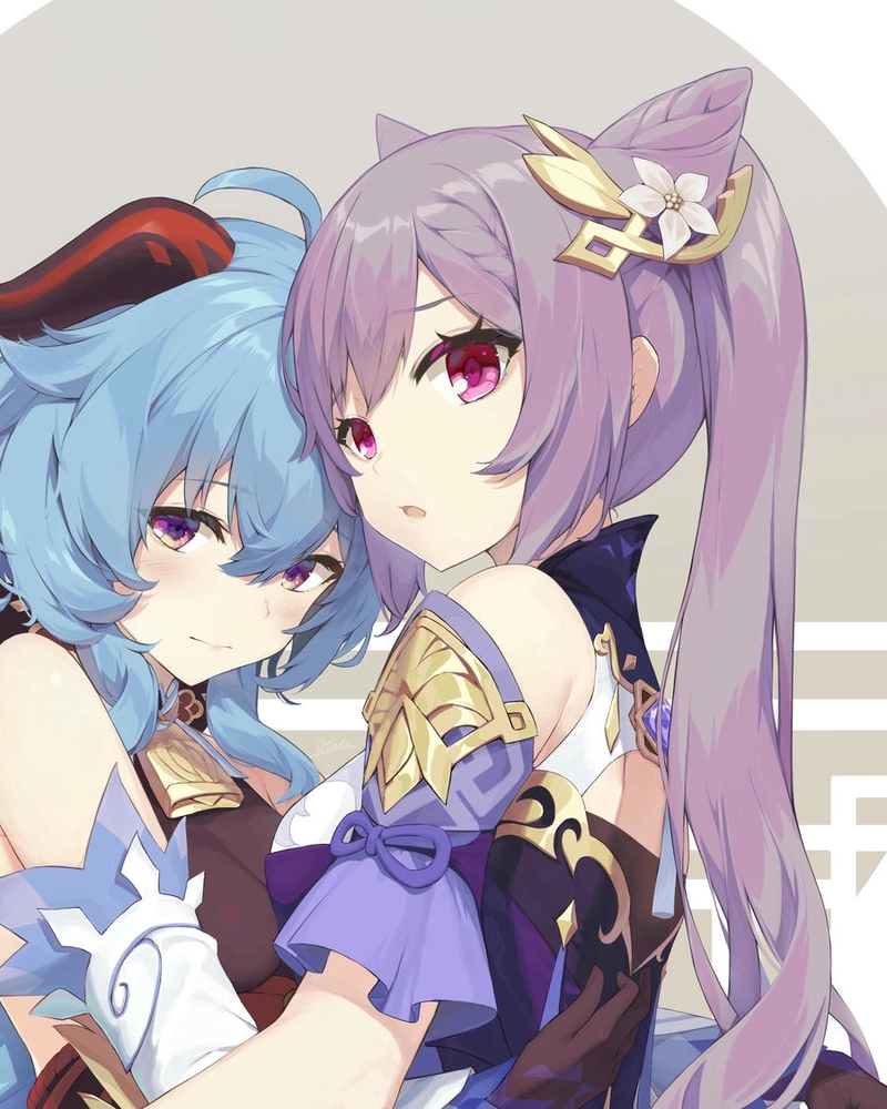 Keqing xinh đẹp va đáng yêu