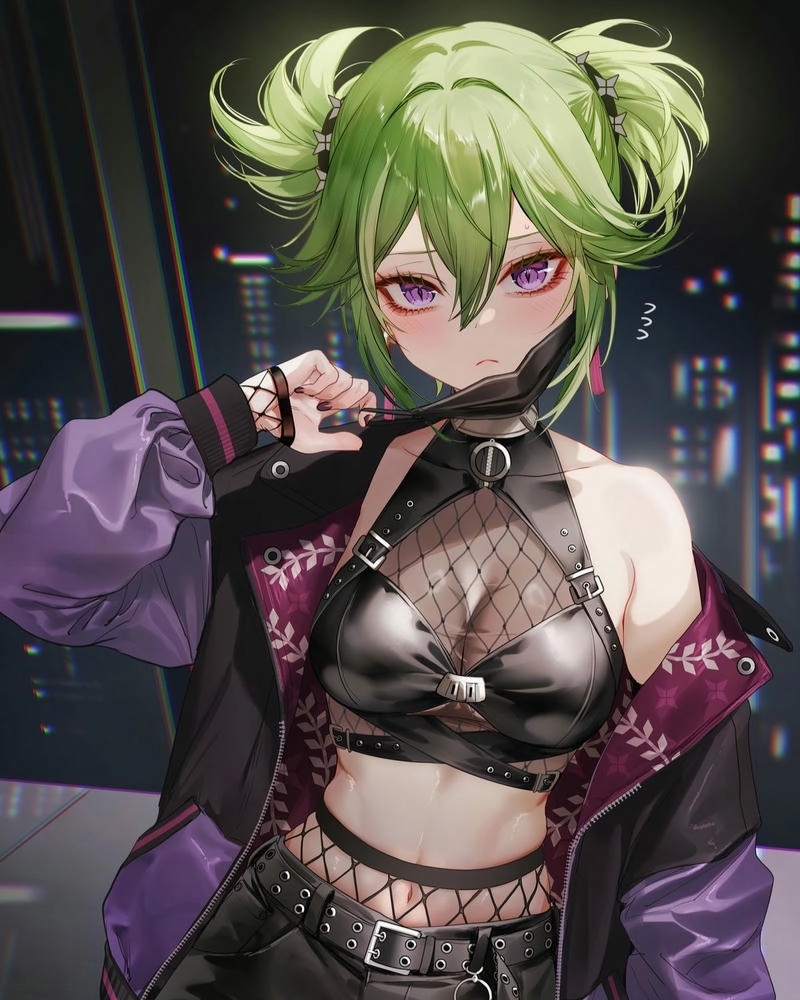 Kuki Shinobu dễ thương phong cách anime