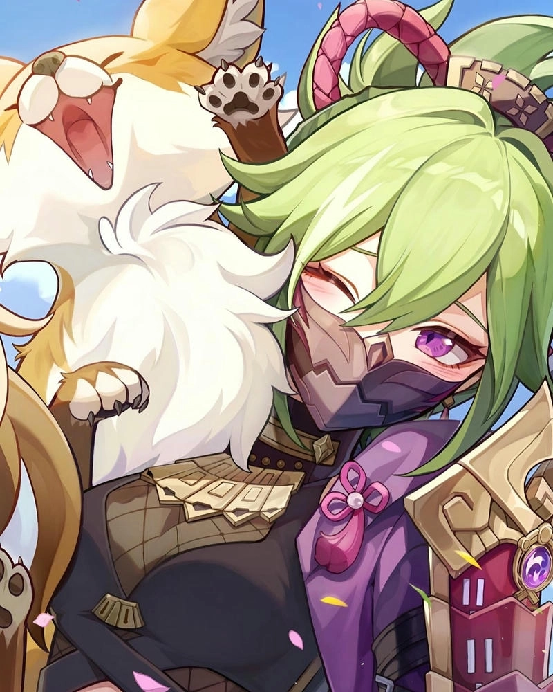 Kuki Shinobu phong cách dễ thương