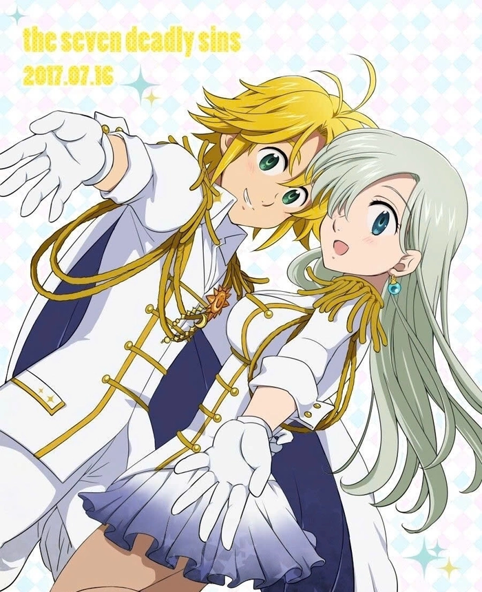 Meliodas va Elizabeth kute dễ thương