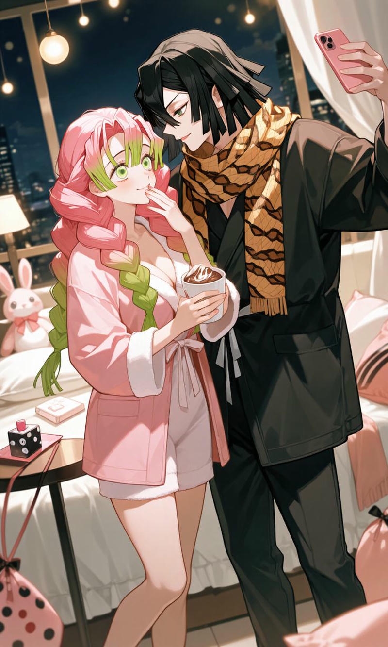 Obanai va Mitsuri dịu dàng