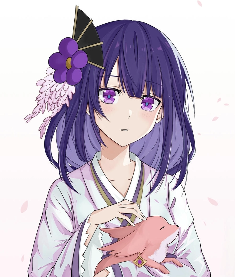 Raiden Ei đáng yêu trong anime