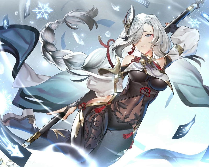 Shenhe dễ thương de men