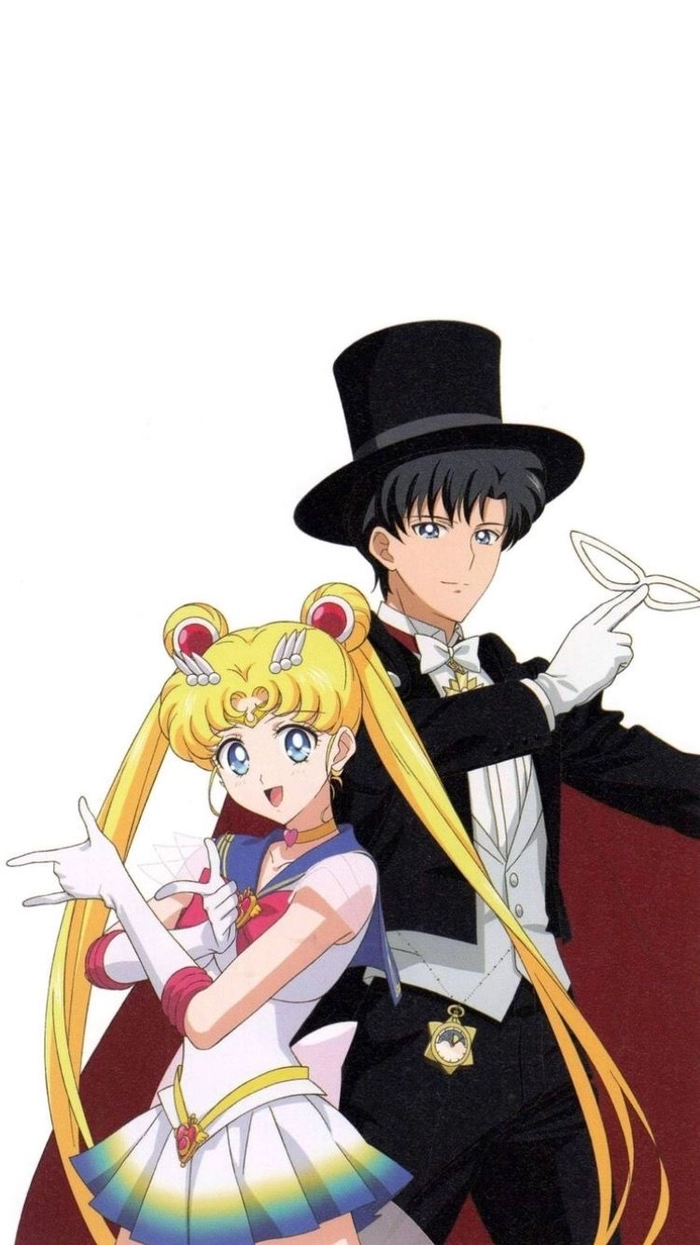 Usagi va Mamoru hình đẹp lang man