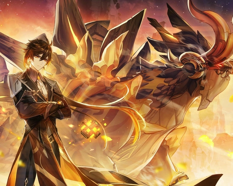 Zhongli lạnh lùng va đẹp trai