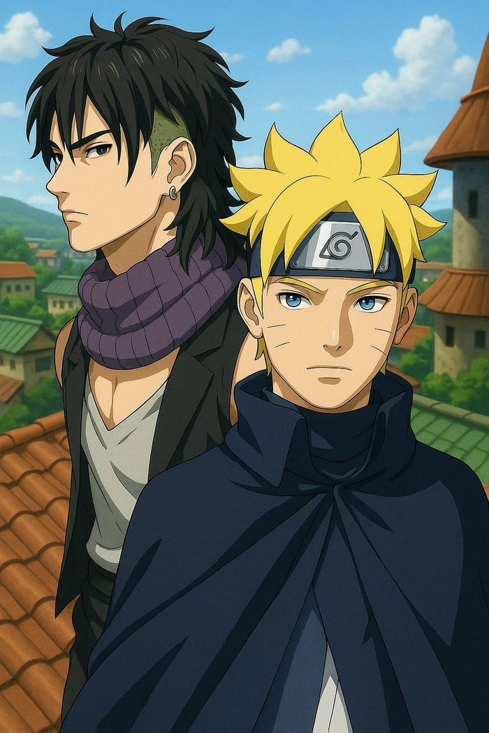 anh Boruto va Kawaki đẹp