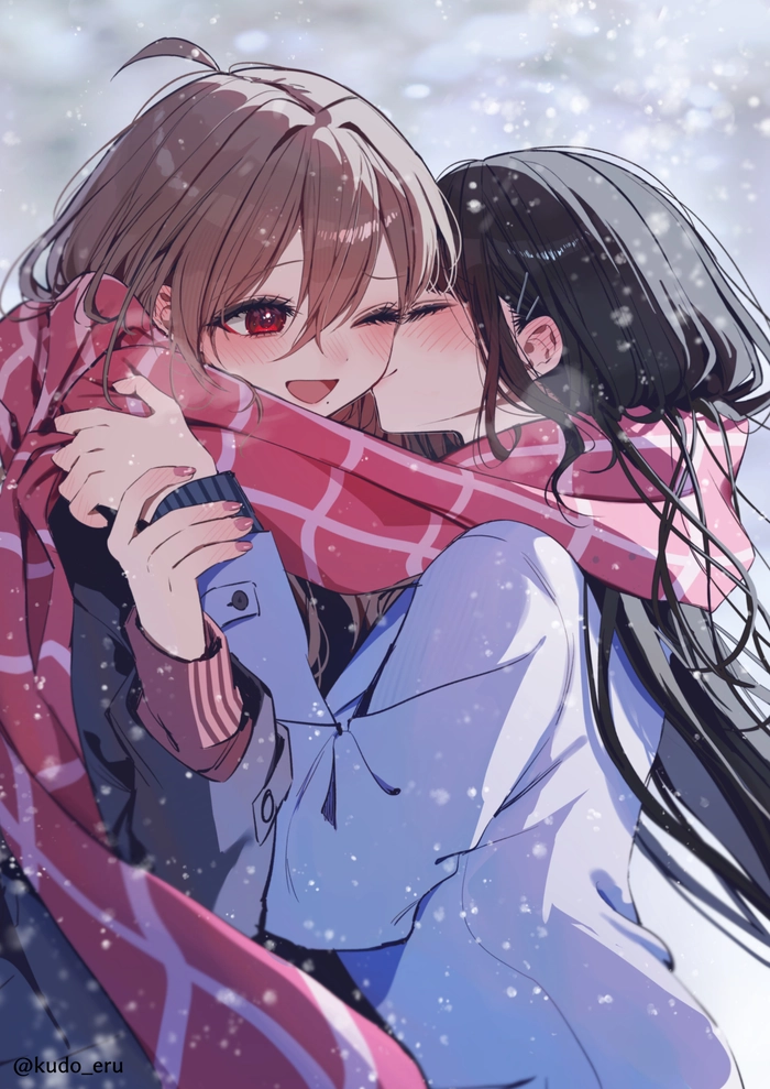 anh anime hôn nhau 24