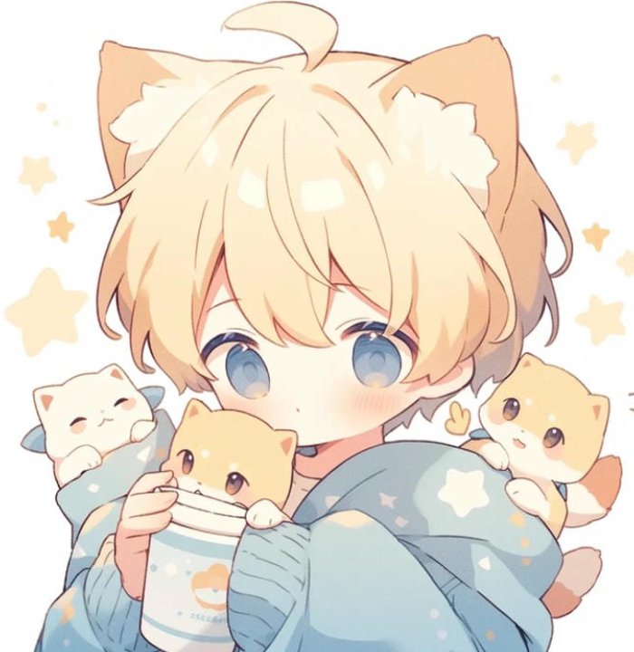 anh anime nam chibi tạo hình quen thuoc