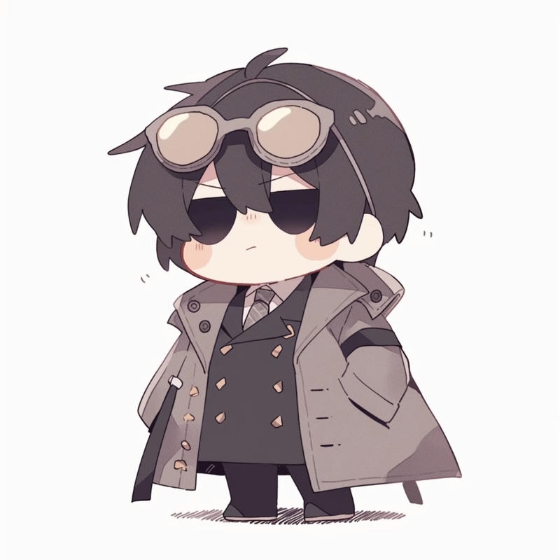 anh chibi nam guong mat lanh leo