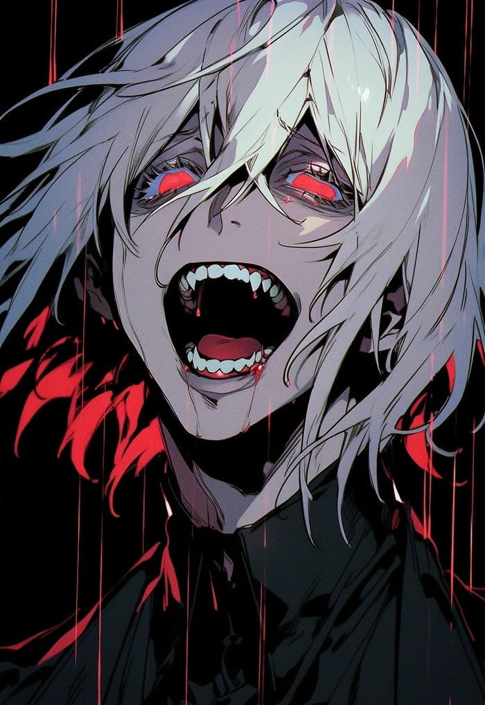 ánh nhìn xa xam cua ảnh anime nam buon