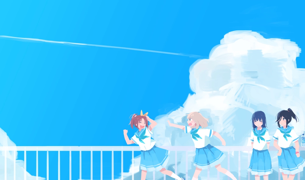 anime nu xanh duong 22