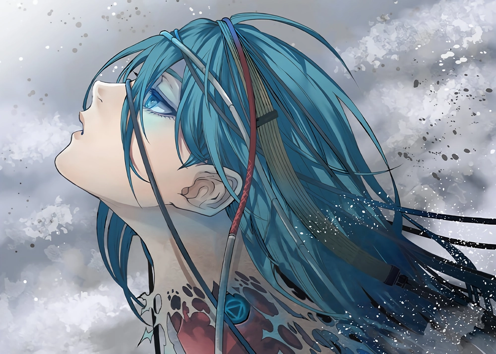 anime nu xanh duong 25