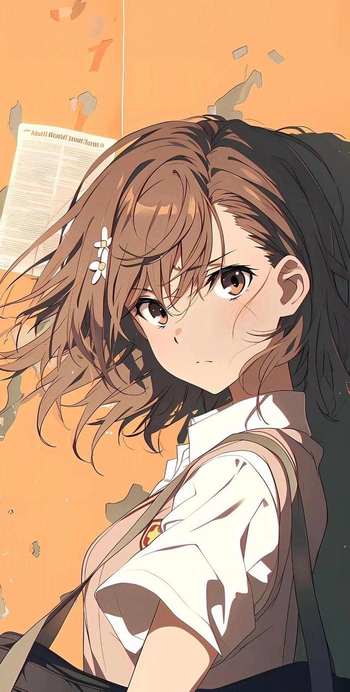 canh phong vi mo mang hình nền anime nu