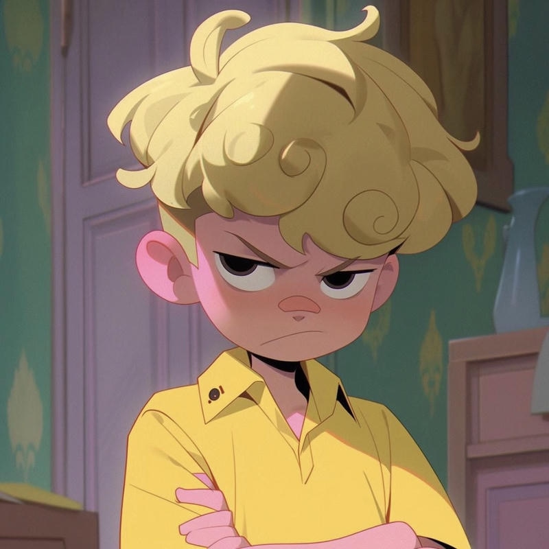 chibi nam net mat lanh phong cách hoạt hình