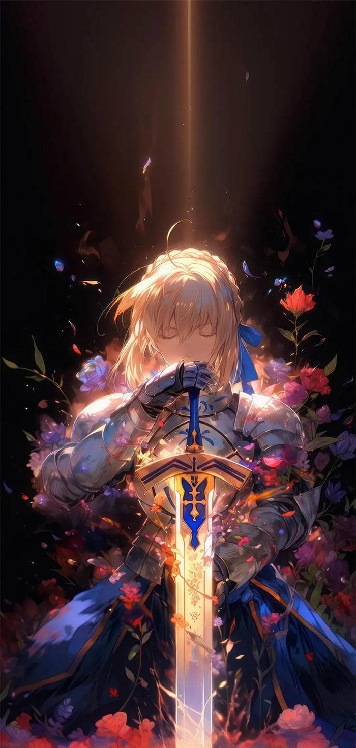 chien binh ngầu hình nền anime nu