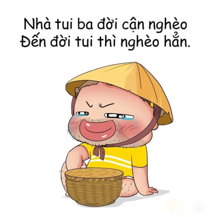 dang ve gay cuoi ảnh meme ngheo