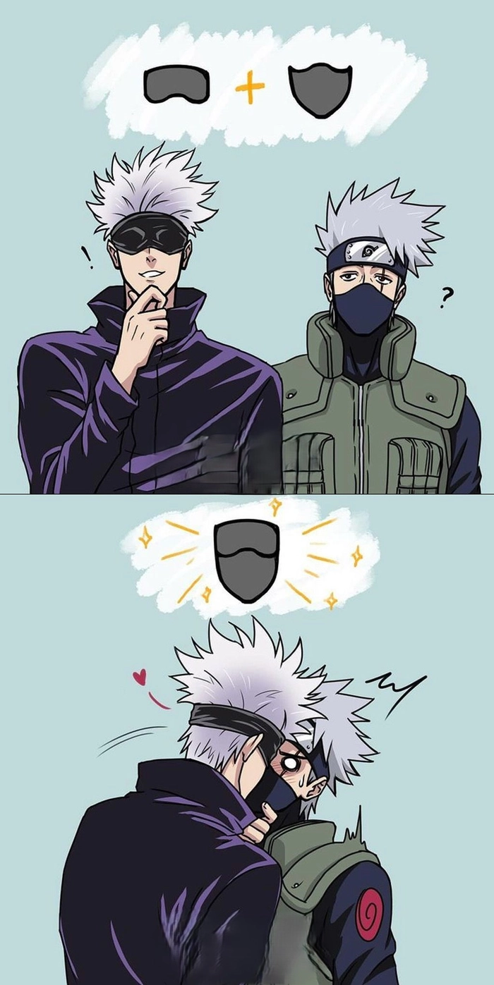 gojo x kakashi cute