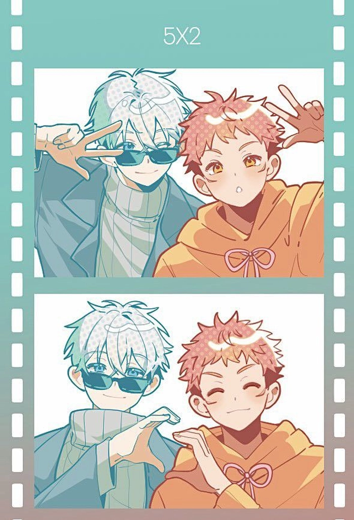 gojo x yuji chup photobooth