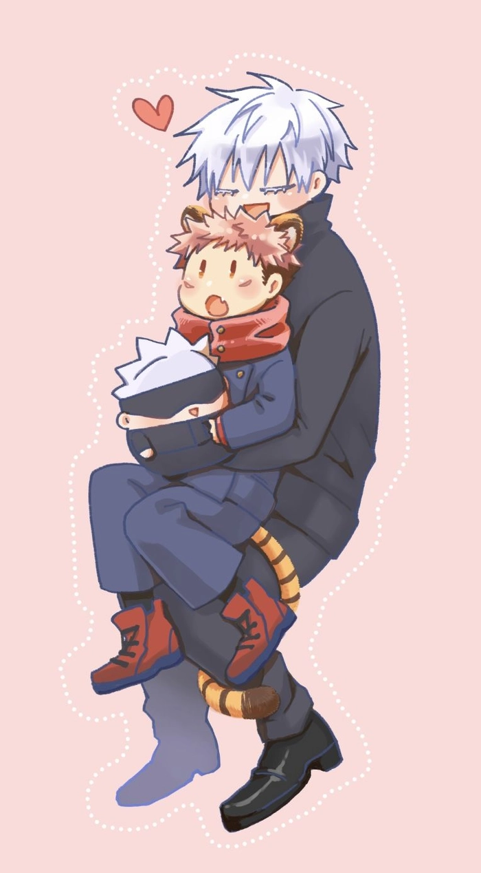 gojo x yuji couple đáng yêu