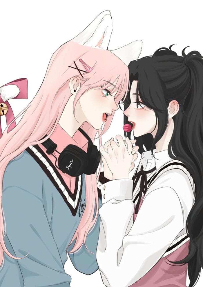 hình anime bach hop trong sang