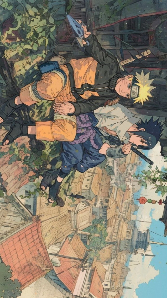 naruto x sasuke chill