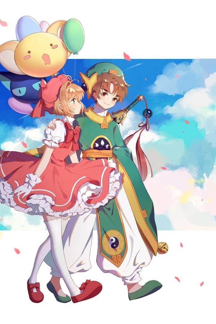 sakura x li syaoran couple cute